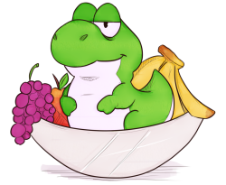 challengeourfate:  “a yoshi in the bowl”