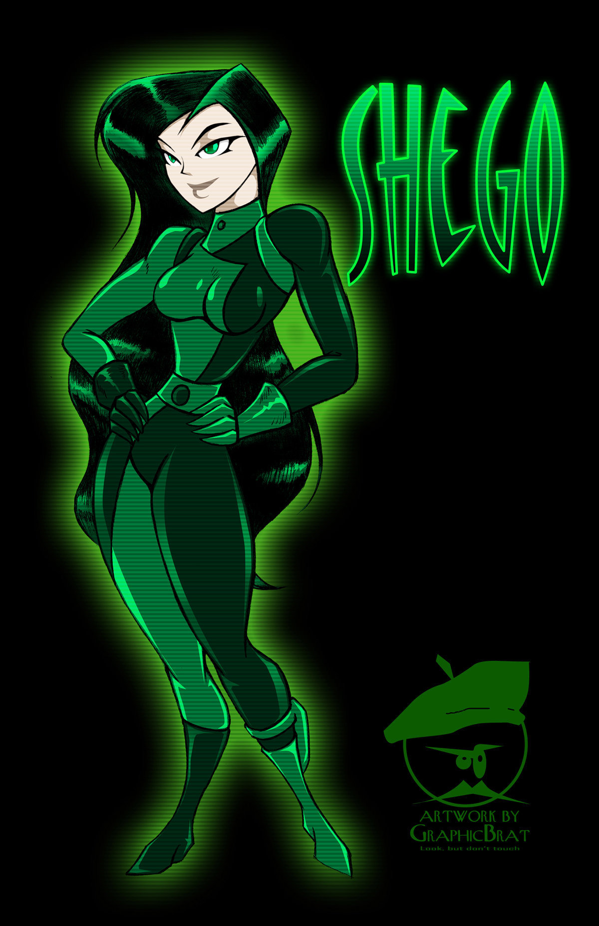 mdfive:  A nice collection of Shego drawings done by @graphicbrat from way way back,
