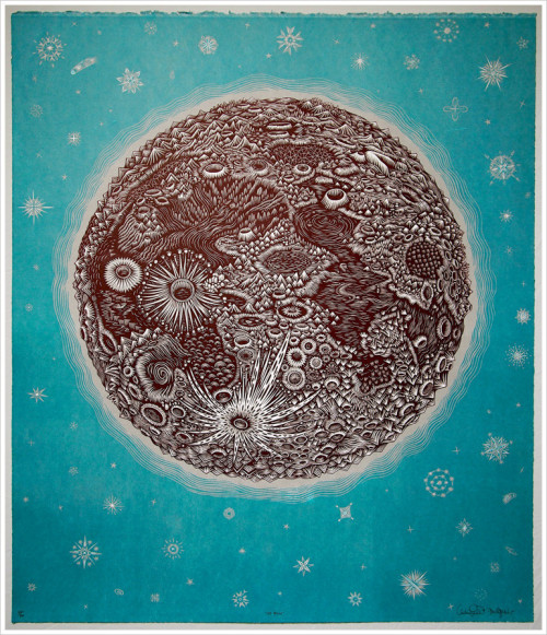 Paul Roden and Valerie Lueth (American, based Pittsburgh, PA, USA, husband/wife) - The Moon, 2012 &n