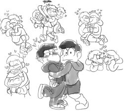 blattodae:  i was feeling extremely sappy when i drew these!! takin’ it out on the otp