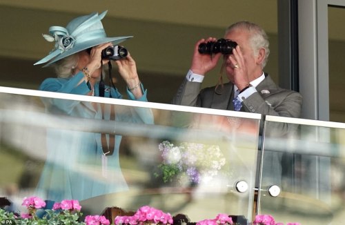 camillasgirl: The Prince of Wales and The Duchess of Cornwall attend day 1 of Royal Ascot, 14.06.202