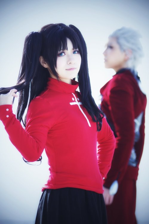 cosplay-soul:Rin Tohsaka & Archer | Fate/stay Night 