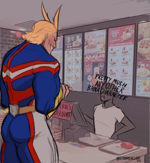 stormcallart:All Might is H U G E , look at me and tell me that i’m wrong?! Also I’m dum