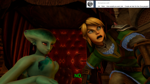 Sex askthehyrulewarriors:Link: NO.Poor Ruto. pictures