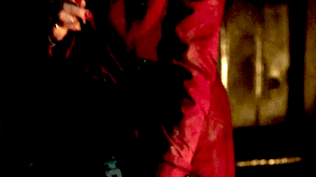 canarycassidy:favourite character meme: two colours → black and red