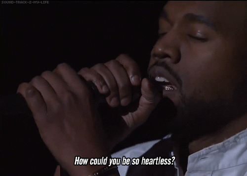 sound-track-2-my-life:  Ye performing a medley of one hit song per album 
