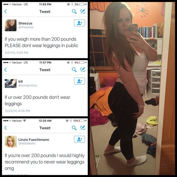 rivvolt:  this-is-life-actually:   This girl has a strong message for body-shaming