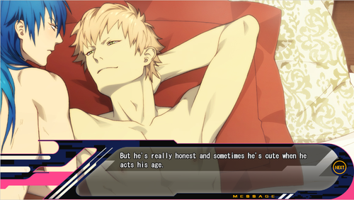 aobaserageki:  look at this asshole   he’s like   “hell yeah i’m cute” and aoba’s just   “i’m gonna stick a pole up your ass you goddamn shithead”       “do it”