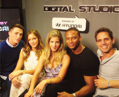 The cast of Arrow at SDCC 2013