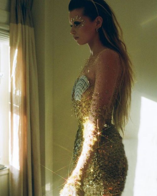 ABBEY LEE KERSHAW in Thom Browne at the 2019 Met Gala