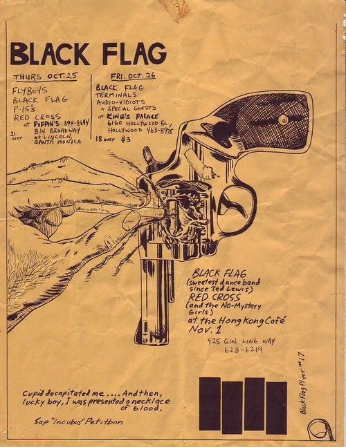 hellray:  Black Flag flyers, pt. 1. 