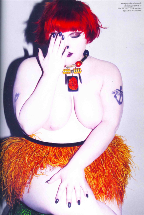 cyberl:I’m fascinated with her! Beth Ditto, Love Magazine