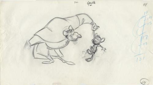 the-disney-elite:Three pages of Glen Keane’s dynamic animation of Ratigan from Disney’s The Great Mo