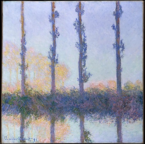 The Four Trees (1891) Claude Monet Oil on canvas