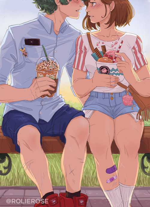 rolierose:My entry for @bubbletea-zine with the sweet izuocha!! all orders has been shipped, can&rsq