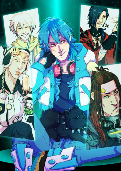 captaingalaga:Another print for Tracon’s artistalley and it’s so damn blue 