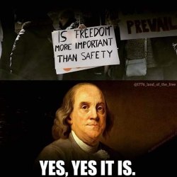 valkirinii:“Those, who would give up essential liberty to purchase a little temporary safety, deserve neither liberty nor safety” -Benjamin Franklin