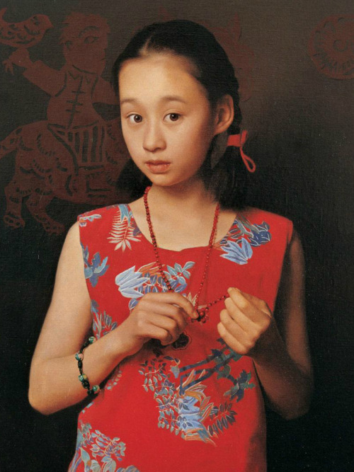 moonbeam-on-changan:Oil paintings by Chinese artist 王沂东(Wang Yidong)