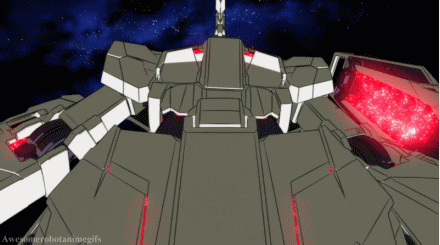 mecha-gifs:  Spotlight Sunday: Unicorn Gundam (Destroy Mode)