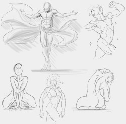 thetwistedgrim:Life drawing sessions compilation.