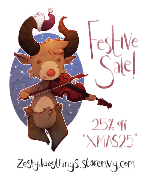 To celebrate Thanksgiving and Christmas on the horizon, I’m having a sale over at my storenvy 