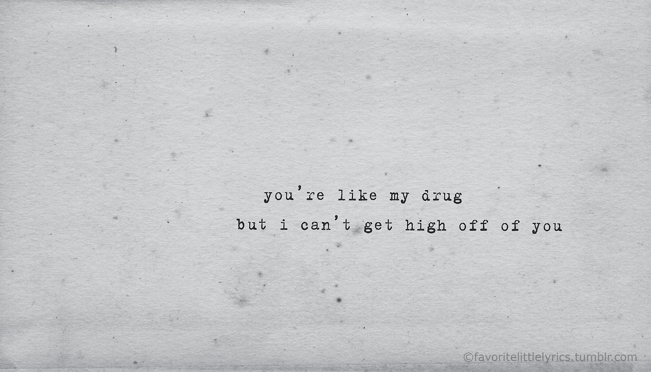 Band lyrics edits on Tumblr