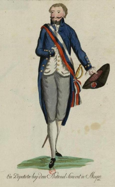 Two Deputies (circa 1793)A Deputy of the National Convention in Paris.A Deputy of the [Rhenish-Germa