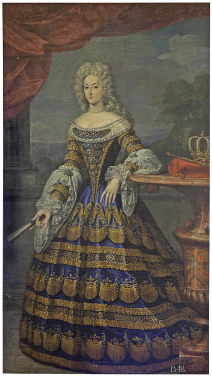 Maria Anna Neuberg, Queen of Spain by Jacques Courtilleau, 1700