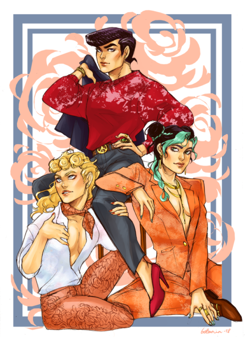 It has been a thousand years since I last drew Jojo fanart, but drawing something with these three h