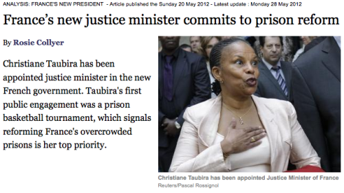 theblackdream: stubbytuna: residentgoodgirl: About the French Minister of Justice, Christiane Taubir