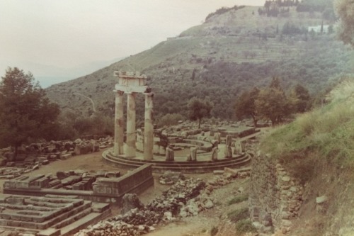 eyesaremosaics:From my dads trip to Delphi in 1982. I wish I could have hung out with my dad in his 