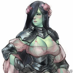 scasblog:  natthelich: Drew @scasblog‘s dearest Nina is some bridal lingerie armor. She looks so lovely in pastel pink. &lt;3 I have no words. This is literally perfect 