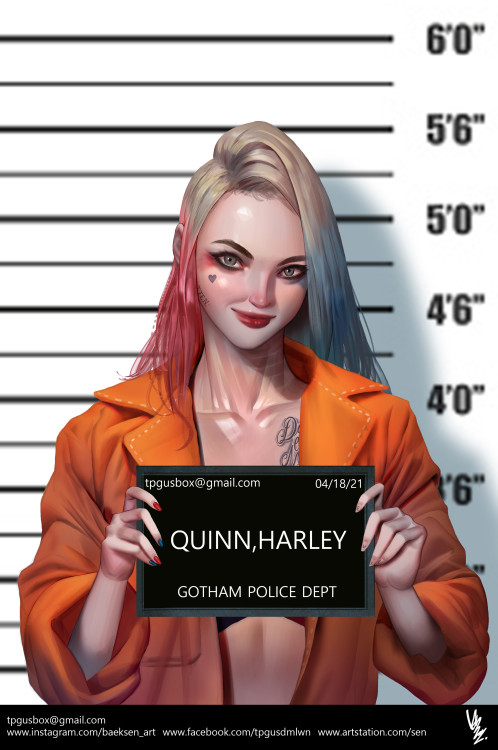 Harley Quinn_Harleen Francis Quinzel Sen Baekhttps://www.artstation.com/artwork/q9lXLy 