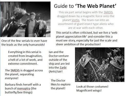 unwillingadventurer: One era powerpoints- The Web Planet