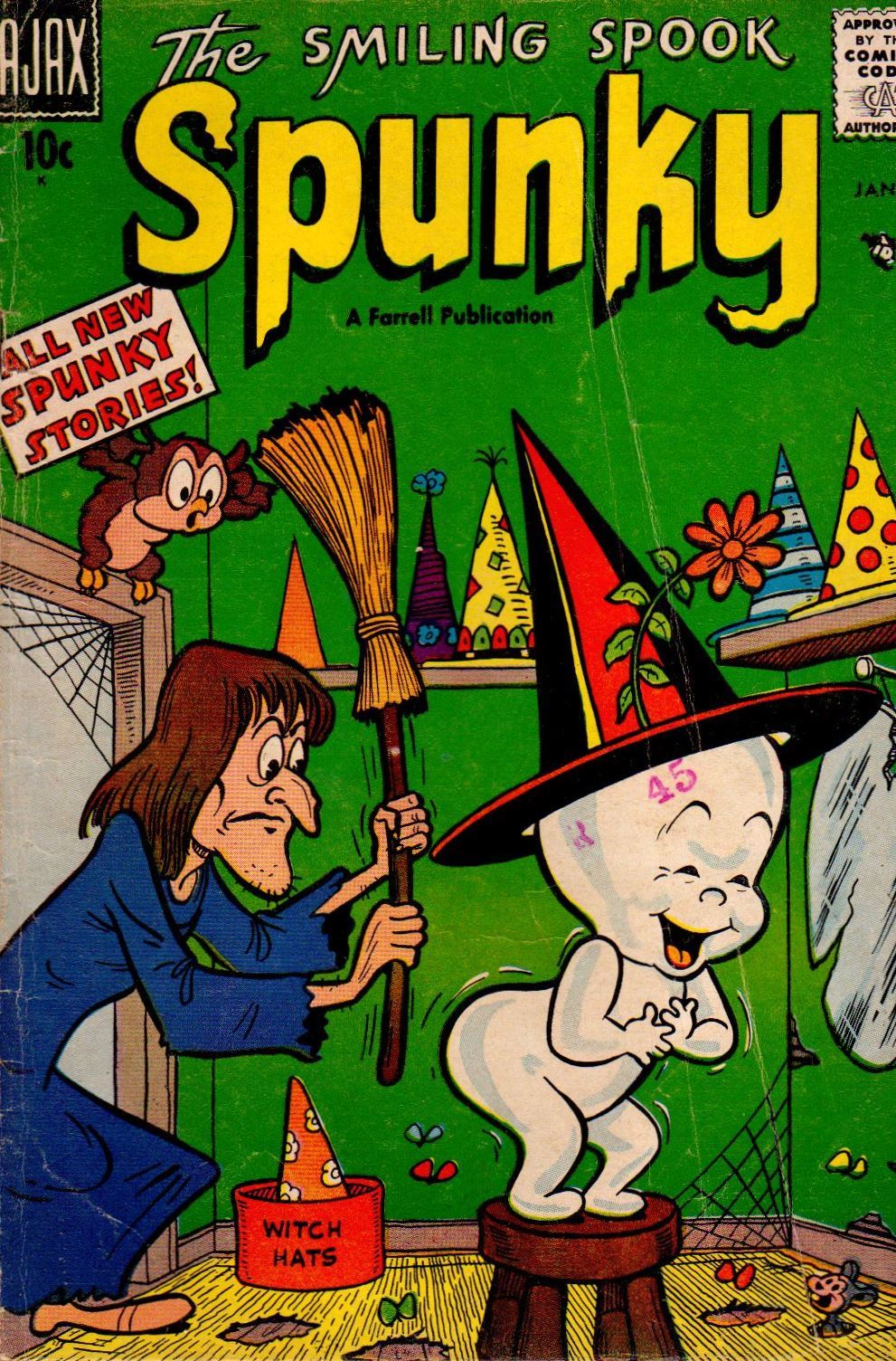 Porn comicbookcovers:Spunky, The Smiling Spook photos