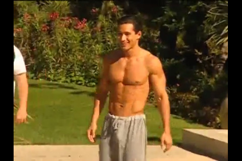lamarworld:  Mario Lopez showing off that AMAZING ass and bulge of his(PART 1)