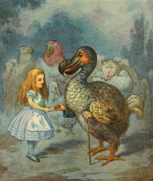 magictransistor:  Alice’s Adventures In Wonderland by Lewis Carril (Macmillan & Co.) First edition, 1866.  Sir John Tenniel (Harry G. Theaker colour-plates), Alice’s Adventures in Wonderland (Macmillan & Co.), London,  1911.
