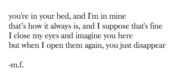 ocevns:  my first attempt at poetry 