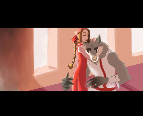 catchkat:  Panels from my “Scarlet Flower” color script. These are some of the impo