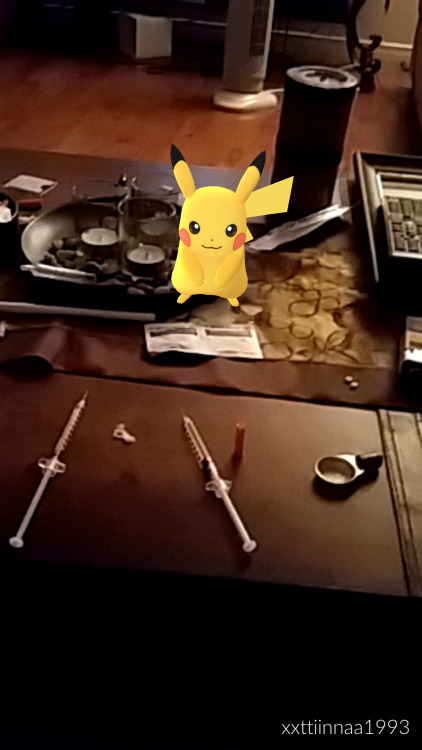 actuallynamedtina:Caught a pikachu just before takin a shot