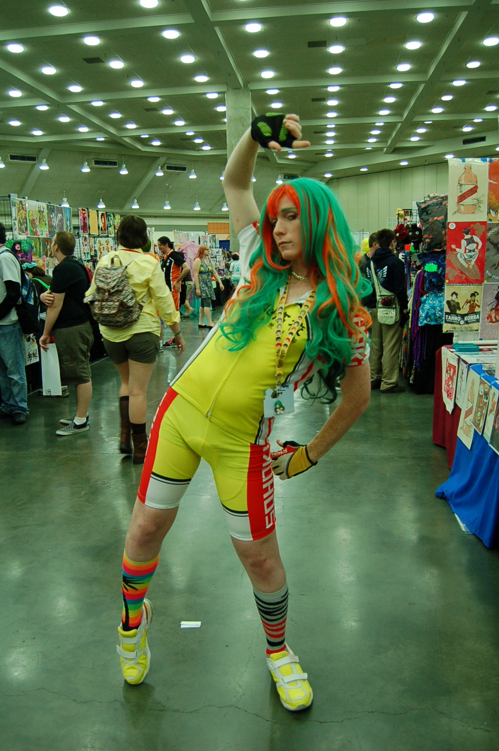 7enma:  all the yowamushi pedal cosplayers i took pictures of at otakon! if you see