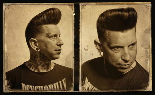 theunderestimator:     Psychobilly quiffs adult photos