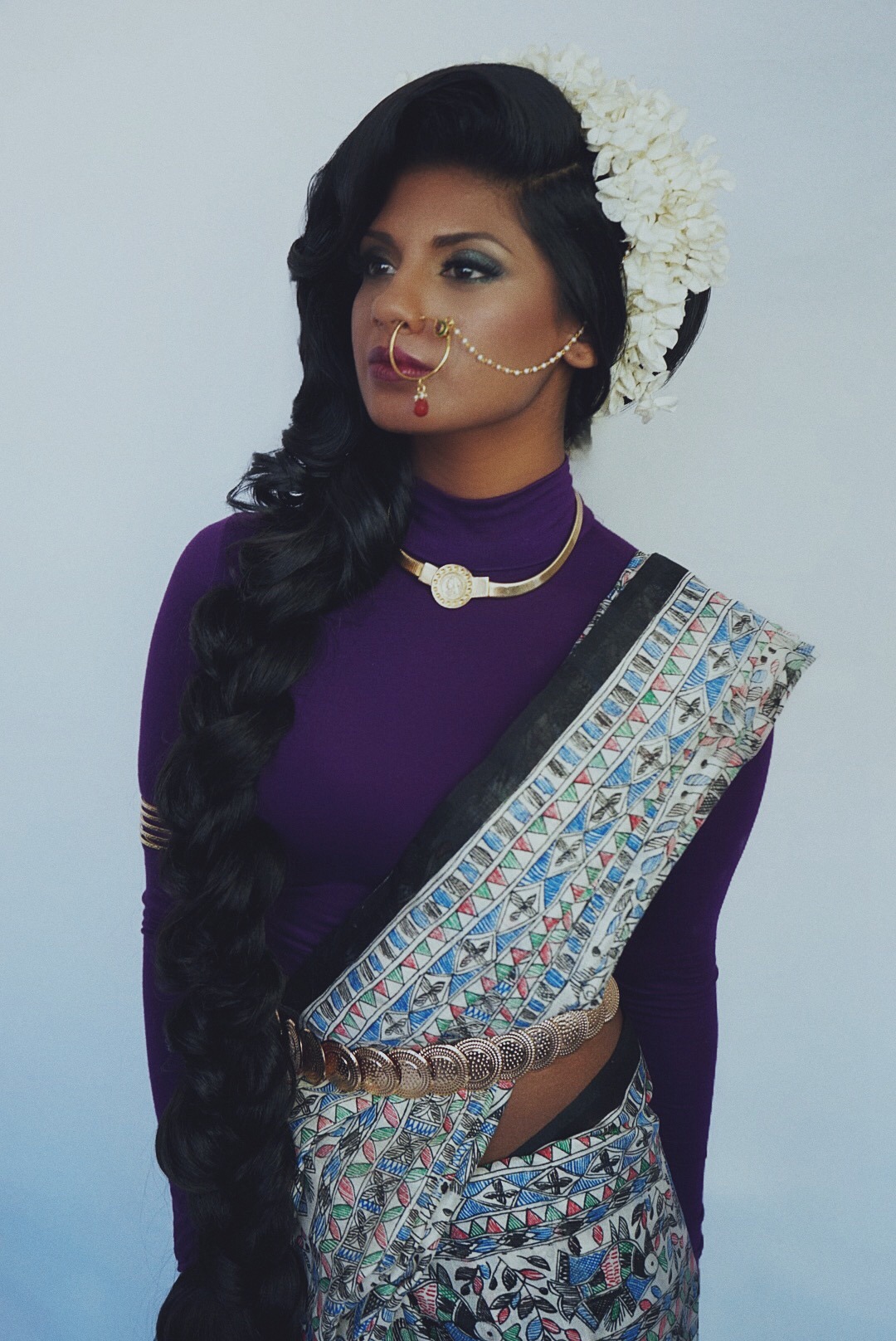 ravbbeautyconcepts:  ravbbeauty: The Monochromatic Bride    Hair &amp; Makeup: