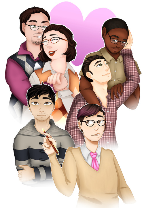 softestvirgil:just-a-mere-dream:Cartoon Therapy - Part 1A poster-like drawing I did for a video (soo