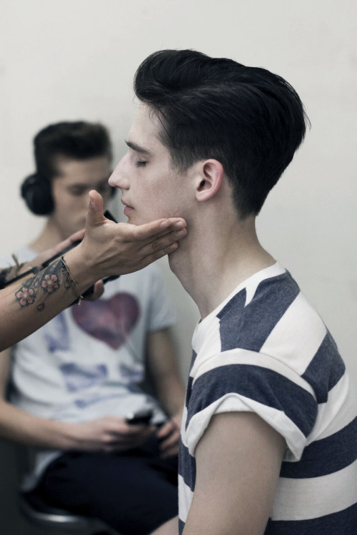 homme–models:  Ian Sharp Iceberg SS14