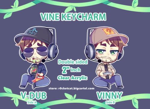Re-opened some Charm pre-orders! I still have a few Vinny charms left - first come first serve. As f