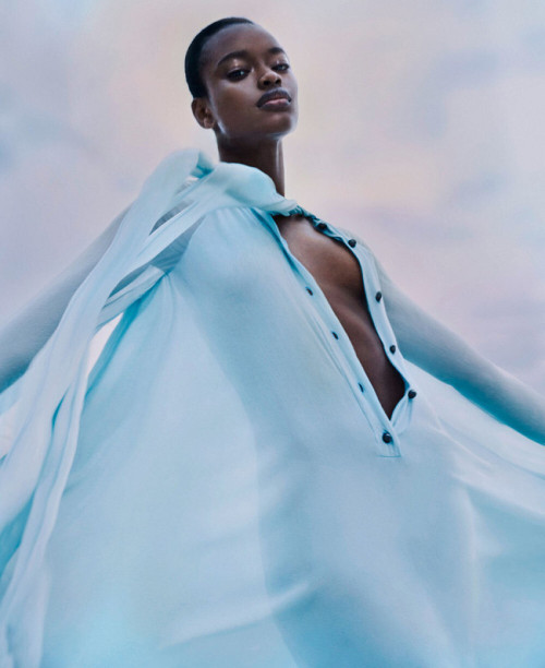 Editorials. Mayowa Nicholas.  Harper’s Bazaar March 2020.  Images by Txema Yeste.