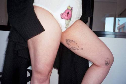 Baby :@boobabybel Panty @princessenapalm Tattoo @iul.1minute #skin #culotte #bodypositive #queer #ba