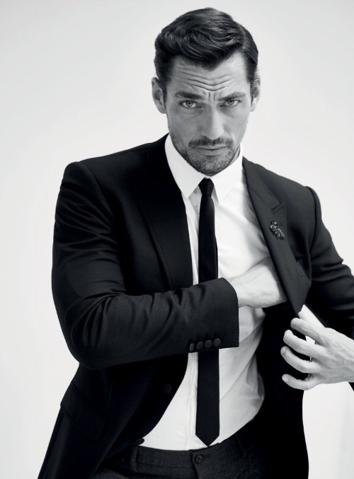 officialdavidgandy:   David Gandy covers GQ Turkey’s special Autumn 2016 “DNA” issue.  I think we can all agree that David’s DNA is pretty spectacular!     These lovely black and white photos were taken by Koray Birand.  Hair by Larry King. 