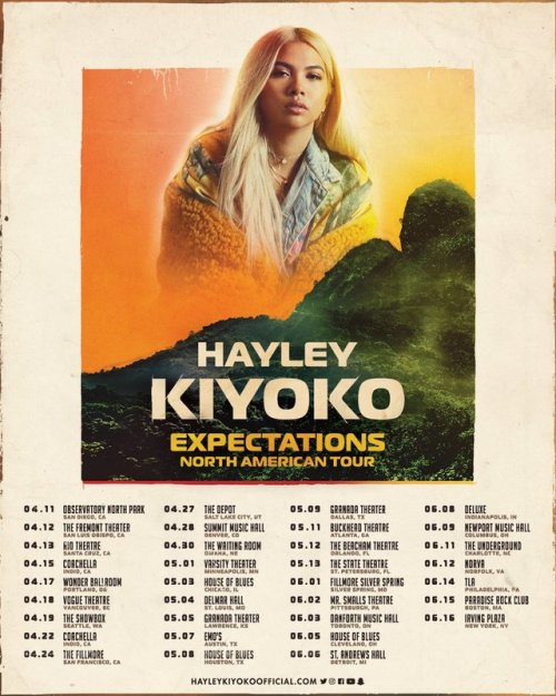 hayleykiyokosource: @Hayleykiyoko: EXPECTATIONS. NORTH AMERICAN TOUR. Album bundle pre-sale tickets 